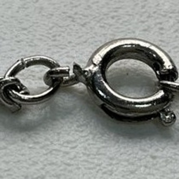 Vtg Israel Sterling Silver Carnelian Teardrop Pendant Brooch‎ Necklace 23" 17g - Picture 8 of 10